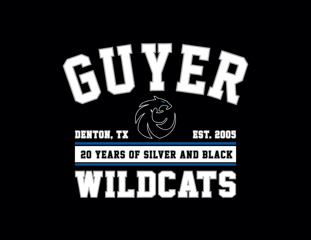 GUYER 20 YEARS OF SILVER AND BLACK Kids T-Shirt